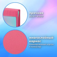 Папка-портфель BRAUBERG Unicorn 271447 с органайзером (розовый)