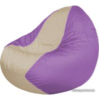 Кресло-мешок Flagman Classic К2.1-108 (сиреневый/бежевый)
