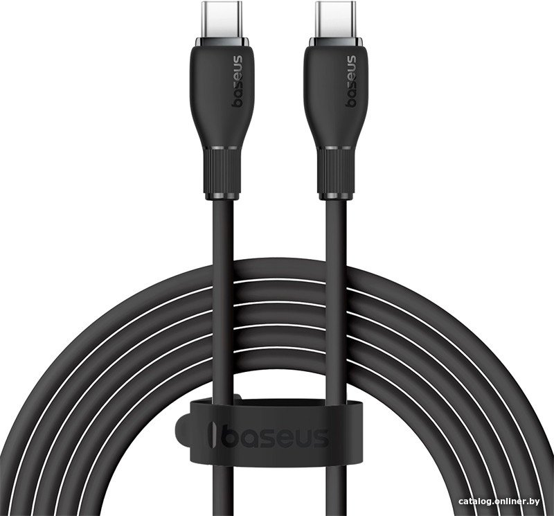 

Кабель Baseus Pudding Series Fast Charging Cable 100W USB Type-C - USB Type-C (2 м, черный)