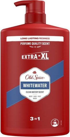 Old Spice Гель для душа + шампунь 3 в 1 Whitewater 1000 мл