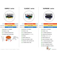 Батут Unix Line Simple 8 ft Green (inside)
