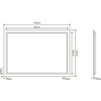  Roxen Зеркало Gotem Long 510165-100AF 100x70 в Лиде