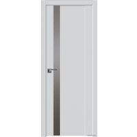 Межкомнатная дверь ProfilDoors 62U L 60x200 (аляска, стекло серебряный лак)