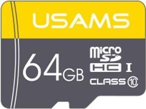 Карта памяти Usams US-ZB095 TF High Speed Card 64GB