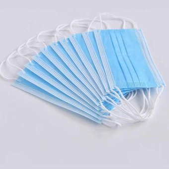 Одноразовая медицинская маска Крафтхем 3-х слойная SMS (50 шт)