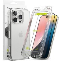 Защитное стекло Ringke Easy Slide 2шт для iPhone 15 / 16 Black