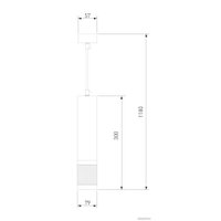 Подвесная люстра Евросвет DLN108 GU10 белый/серебро