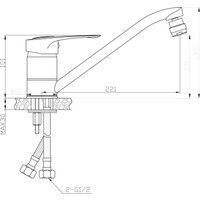 Смеситель AV Engineering AVXAN4-A016-239