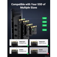 Бокс для накопителей M.2 Ugreen CM400 90264