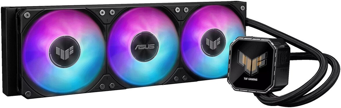 

Система жидкостного охлаждения для процессора ASUS TUF Gaming LC III 360 ARGB LCD (черный)