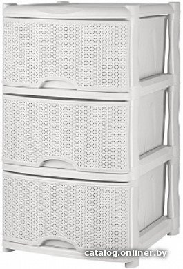 Комод Keeplex Rattan KL377212048 (белое облако)