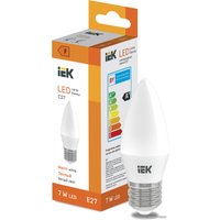 Светодиодная лампочка IEK LED Candle C37 600lm 3000K E27