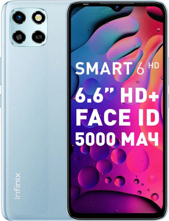 Infinix Smart 6 HD 2GB/32GB (голубой)