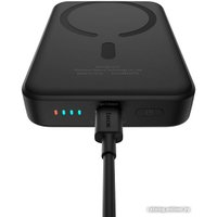 Внешний аккумулятор Baseus Magnetic Mini Air Wireless Fast Charge Power Bank 20W 10000mAh (черный) + брендированный брелок Baseus