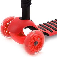 Трехколесный самокат Moby Kids Божья коровка 3 в 1 641275 (красный)
