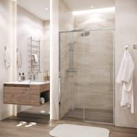 Душевая дверь Grossman Galaxy 100x195 100.K33.01.100.10.02 (хром/стекло шиншилла) в Орше