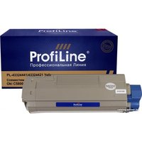 Картридж ProfiLine PL-43324441/43324421-Y (аналог Oki 43324441/43324421 Y)