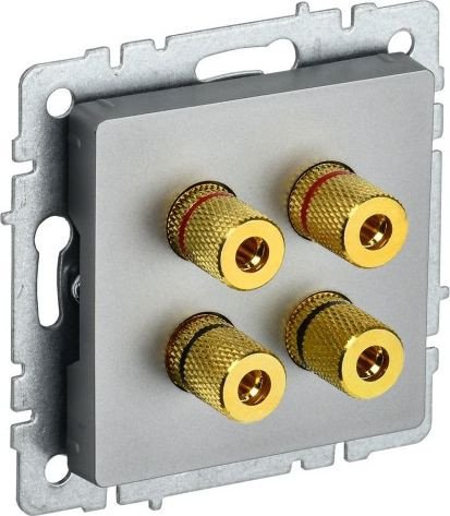 

Розетка акустическая IEK Brite BR-S40-K46