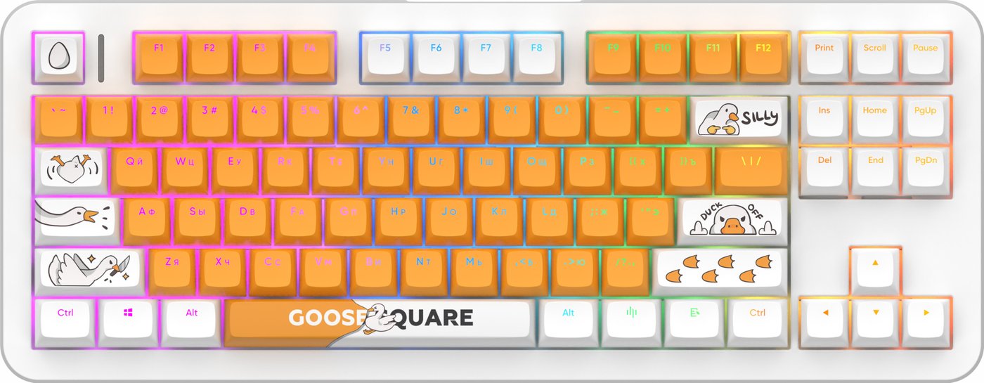 Клавиатура Red Square Alumix TKL Classic Gooseboard (g3ms Azure)