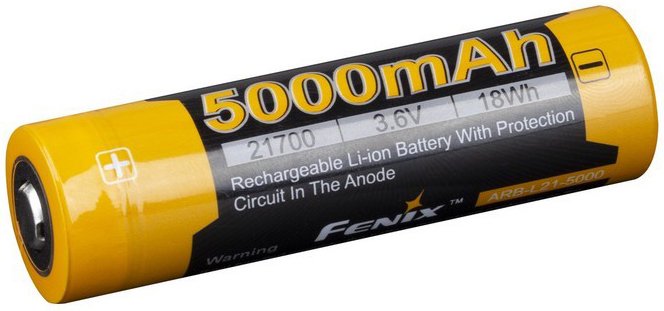 

Аккумулятор Fenix 21700 5000mAh ARB-L21-5000 1шт