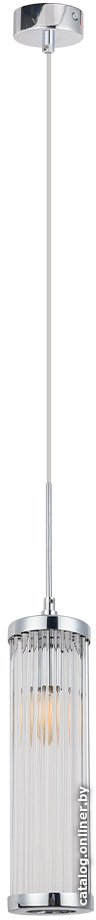 Подвесная люстра Crystal Lux Tadeo SP1 D100 (Chrome/Transparent)