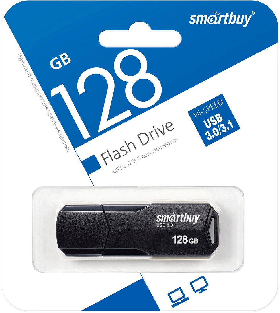 

USB Flash SmartBuy Clue 3.0 128GB (черный)