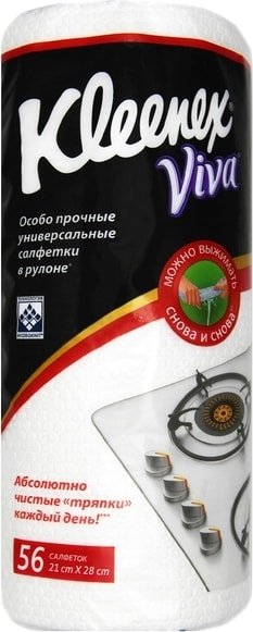 

Салфетка хозяйственная Kleenex Viva универсальные многоразовые