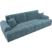 Диван Лига диванов Лига-080 131115 (велюр Seven 113 бирюзовый)