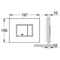 Панель смыва Grohe Skate Cosmopolitan 38732A00 (темный графит)