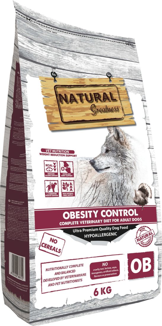 

Сухой корм для собак Natural Greatness Obesity 6 Кг