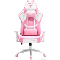 Игровое (геймерское) кресло Zone51 Kitty Meow (розовый/белый) в Солигорске