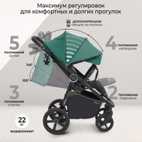 Коляска прогулочная «книга» Sweet Baby Unica (темно-зеленый)
