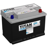 Автомобильный аккумулятор Titan EuroSilver R+ (76 А·ч) в Солигорске