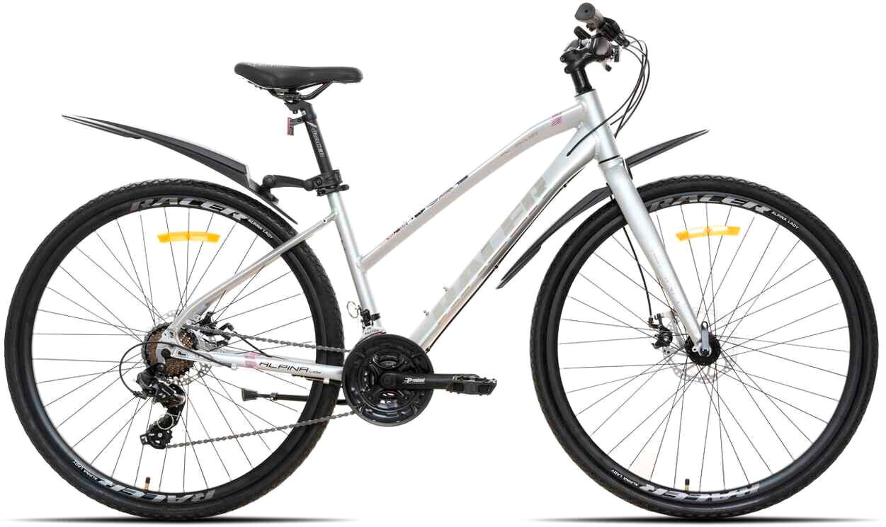 

Велосипед Racer Alpina Lady 28 2025 (серебристый глянец)