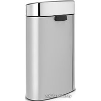 Мусорное ведро Brabantia Touch Bin 40 л (серый металлик/стальной)