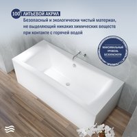 Ванна Lauter Belgravia 180x80 21110180