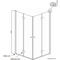Душевой уголок Ambassador Set 13011108-ST16