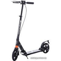 Двухколесный подростковый самокат Scooter Urban с ручным ободным тормозом (черный)