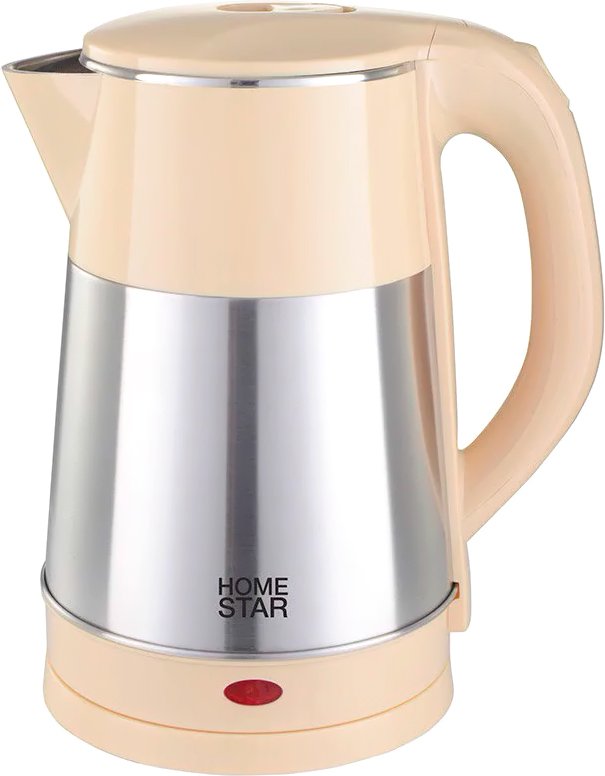 

Электрический чайник HomeStar HS-1055 (стальной/бежевый)