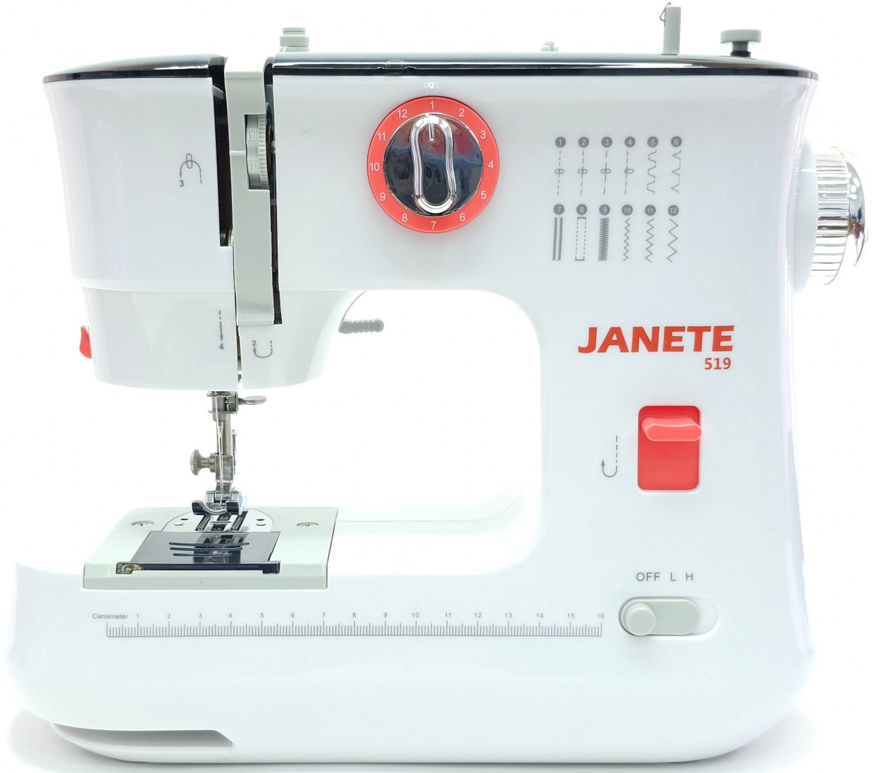 

Электромеханическая швейная машина Janete 519