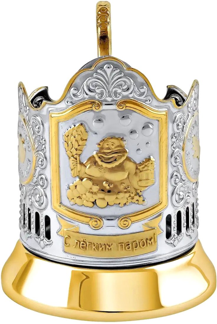 

Подстаканник Кольчугинский мельхиор Банный С18708/127