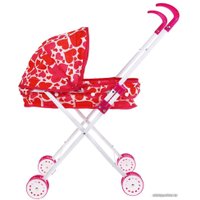 Коляска для кукол Наша Игрушка Сердца M1418-15