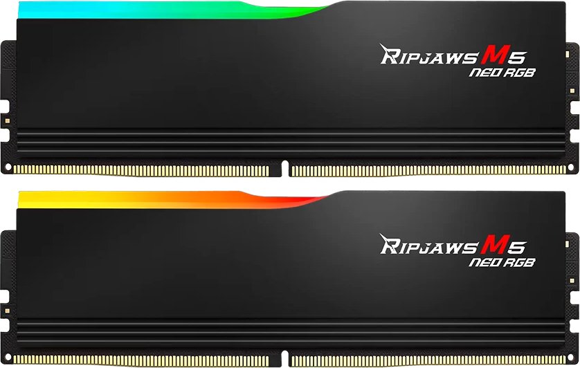 

Оперативная память G.Skill Ripjaws M5 Neo RGB 2x16ГБ DDR5 6000 МГц F5-6000J3038F16GX2-RM5NRK