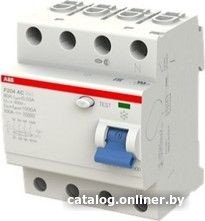 Устройство защитного отключения ABB F204 AC-80/0.03 4P 80A 30mA 10kA 4M 2CSF204001R1800