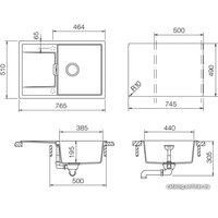 Кухонная мойка Schock Eton 50D (магма) в Гродно