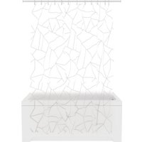 Шторка-занавеска для ванны Fora Peva Silver Glass FOR-PV15