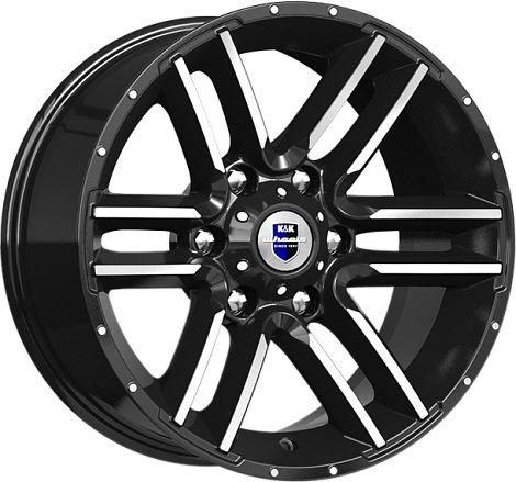 

Литые диски K&K Алгама (КС762) 17x8" 6x139.7мм DIA 106.1мм ET -20мм Алмаз черный