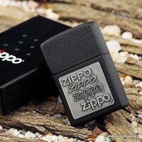 Зажигалка Zippo Classic 363 Black Crackle