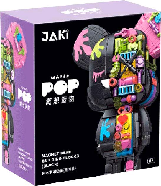 

Конструктор Jaki Bearbrick: Cyberblack JK6250-1