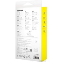 Кабель Baseus Explorer Series Fast Charging Cable Auto Power-Off For Overheating 100W USB Type-C - USB Type-C (1 м, белый)